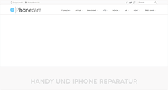Desktop Screenshot of phonecare.com